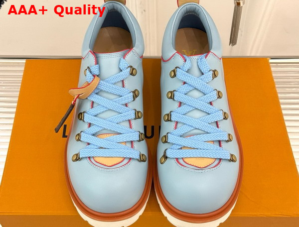 LV Remix Derby in Blue Plain Calf Leather 1AIJ93 Replica