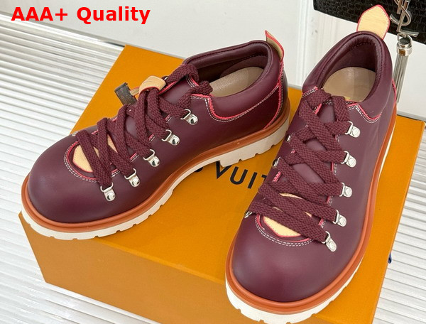 LV Remix Derby in Marron Plain Calf Leather 1AIJB2 Replica