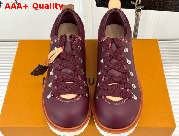 LV Remix Derby in Marron Plain Calf Leather 1AIJB2 Replica
