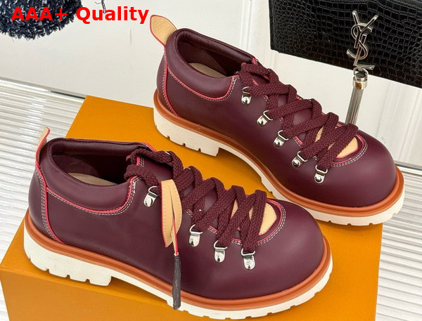 LV Remix Derby in Marron Plain Calf Leather 1AIJB2 Replica