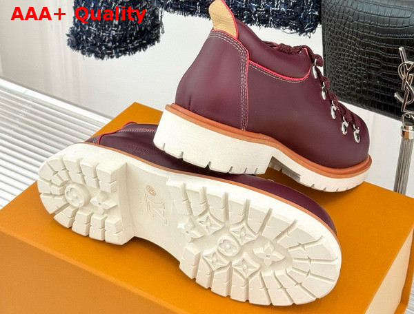 LV Remix Derby in Marron Plain Calf Leather 1AIJB2 Replica
