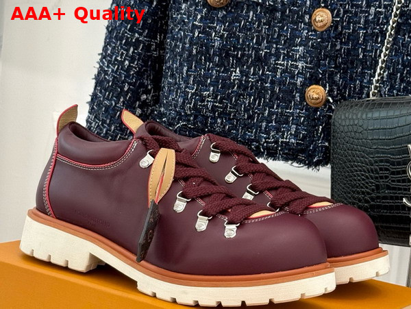 LV Remix Derby in Marron Plain Calf Leather 1AIJB2 Replica