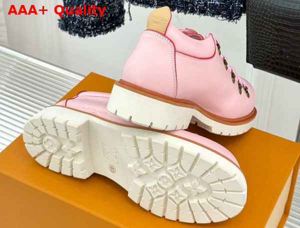 LV Remix Derby in Pink Plain Calf Leather 1AIJAN Replica