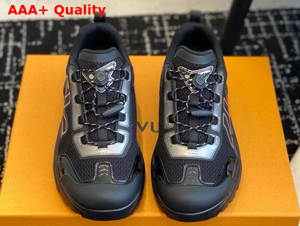 LV Runner Tatic Sneaker in Black Mix of Materials 1ADH03 Replica
