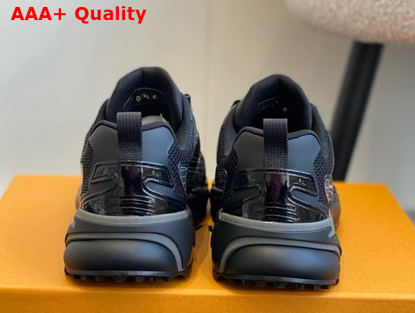 LV Runner Tatic Sneaker in Black Mix of Materials 1ADH03 Replica