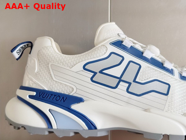 LV Runner Tatic Sneaker in Blue Mix of Materials 1AHTWT Replica