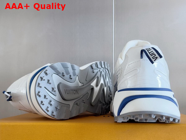 LV Runner Tatic Sneaker in Blue Mix of Materials 1AHTWT Replica
