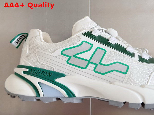 LV Runner Tatic Sneaker in Green Mix of Materials 1AHTVV Replica