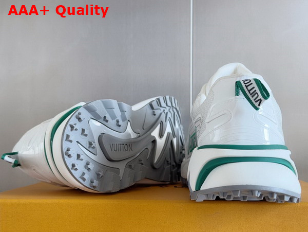 LV Runner Tatic Sneaker in Green Mix of Materials 1AHTVV Replica