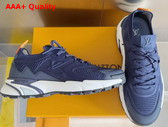 LV Runner Tatic Sneaker in Marine Mix of Materials 1AILJY Replica