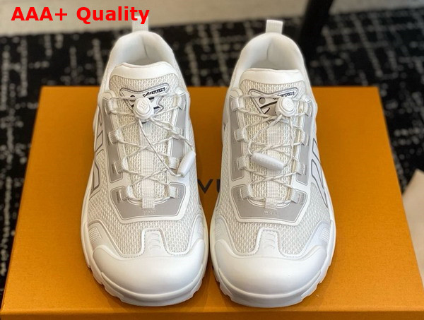 LV Runner Tatic Sneaker in White Mix of Materials 1ADGZM Replica