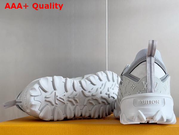 LV Rush Sneaker in Silver Nylon Mesh 1ACXN9 Replica