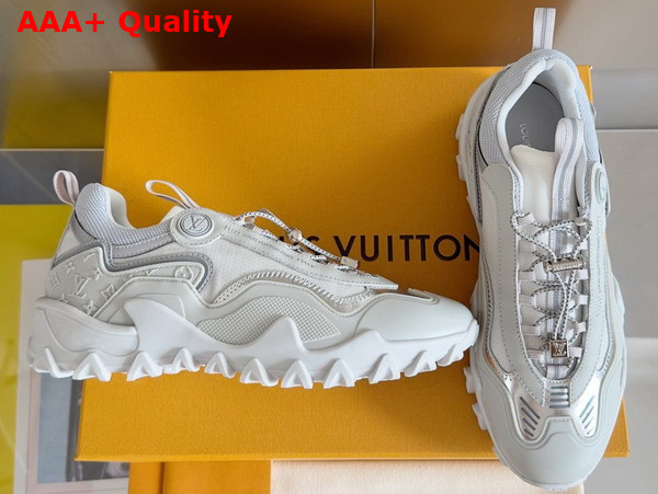 LV Rush Sneaker in Silver Nylon Mesh 1ACXN9 Replica