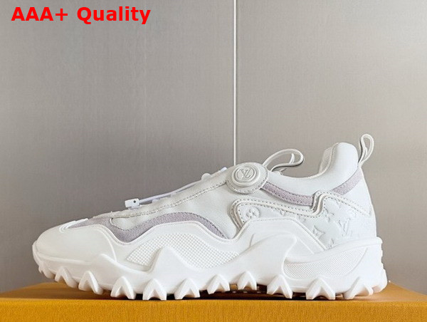 LV Rush Sneaker in White Mix of Materials 1ACMTT Replica