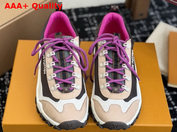 LV Rush Xplorer Sneaker Brown Nylon Mesh 1AIV79 Replica