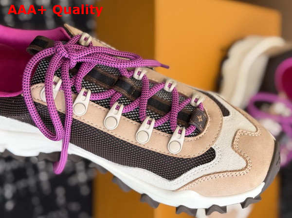LV Rush Xplorer Sneaker Brown Nylon Mesh 1AIV79 Replica