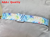LV Shape 40mm Reversible Belt Multicolor Monogram Canvas MP279T Replica