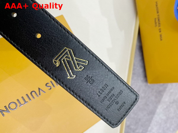 LV Shape 40mm Reversible Belt Multicoloured LV Graffiti Monogram Canvas M0637V Replica
