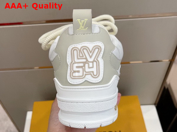 LV Skate Sneaker in Beige Mix of Materials 1AARQG Replica