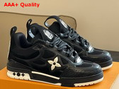 LV Skate Sneaker in Black Mix of Materials 1AARR0 Replica