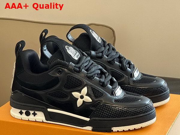 LV Skate Sneaker in Black Mix of Materials 1AARR0 Replica