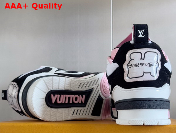 LV Skate Sneaker in Pink Mix of Materials 1ADE1K Replica