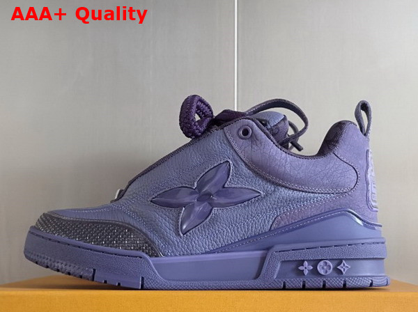 LV Skate Sneaker in Purple Grained Calf Leather 1ADG8P Replica