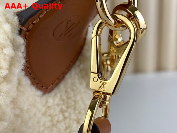 LV Ski Over The Moon Bag in Cream and Brown Shearling M23321 Replica
