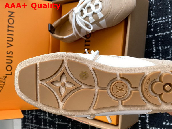 LV Sneakerina Hazelnut Brown Suede Calf Leather 1AHNFA Replica