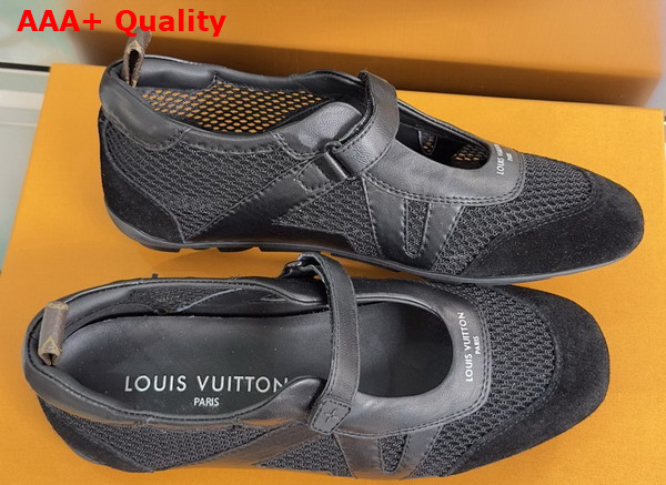 LV Sneakerina Mary Jane Black Mix of Materials 1AK5C7 Replica