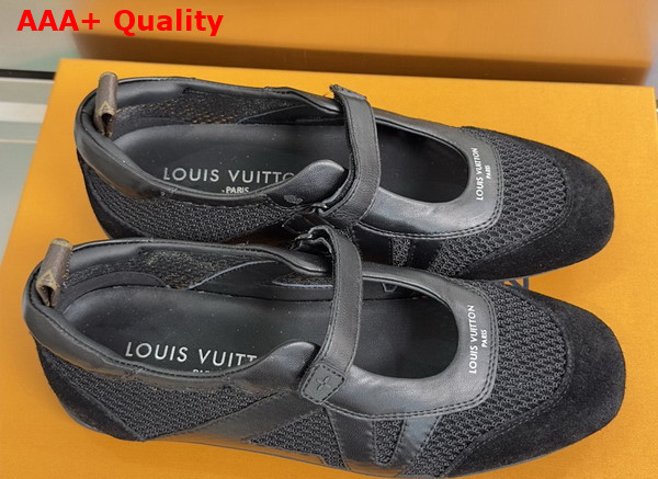 LV Sneakerina Mary Jane Black Mix of Materials 1AK5C7 Replica