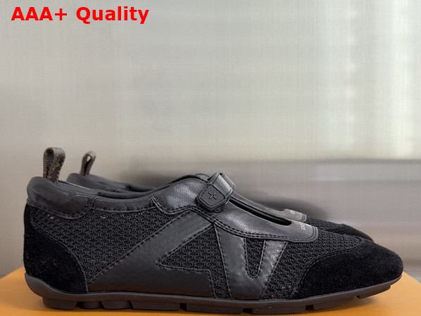 LV Sneakerina Mary Jane Black Mix of Materials 1AK5C7 Replica