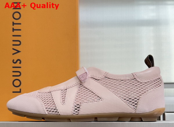 LV Sneakerina Mary Jane Coral Mix of Materials 1AK5CN Replica