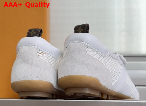 LV Sneakerina Mary Jane White Mix of Materials 1AK5BR Replica
