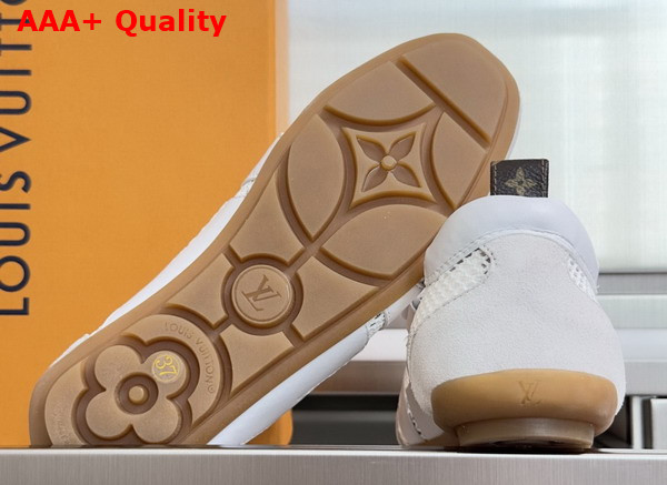 LV Sneakerina Mary Jane White Mix of Materials 1AK5BR Replica