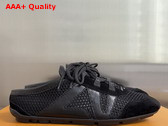 LV Sneakerina Open Back Black Mix of Materials Replica