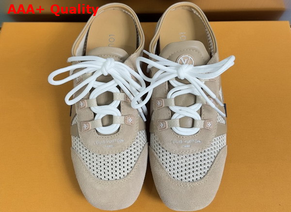 LV Sneakerina Open Back Natural Mix of Materials 1AK5D5 Replica