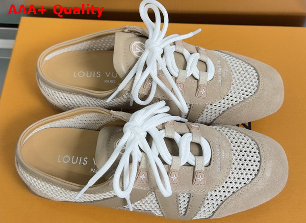 LV Sneakerina Open Back Natural Mix of Materials 1AK5D5 Replica