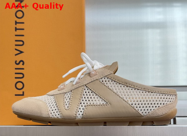 LV Sneakerina Open Back Natural Mix of Materials 1AK5D5 Replica