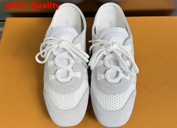 LV Sneakerina Open Back White Mix of Materials Replica