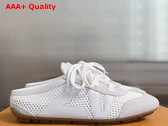 LV Sneakerina Open Back White Mix of Materials Replica