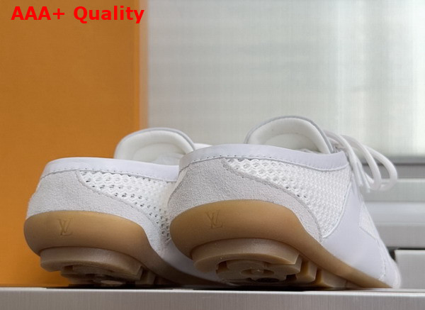 LV Sneakerina Open Back White Mix of Materials Replica