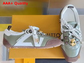 LV Sneakerina Pistachio Green Mix of Materials 1AIEMY Replica