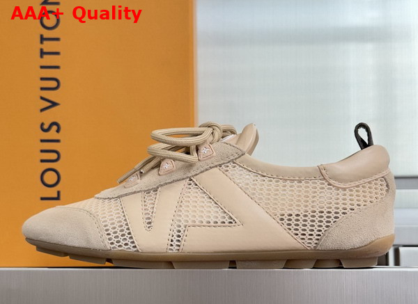 LV Sneakerina Rose Poudre Pink Mix of Materials 1AK59Z Replica