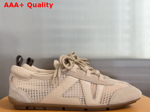 LV Sneakerina Rose Poudre Pink Mix of Materials 1AK59Z Replica