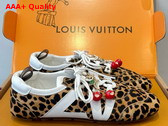 LV Sneakerina Sneaker Ballerina in Brown Hairy Calf Leather 1AICSQ Replica