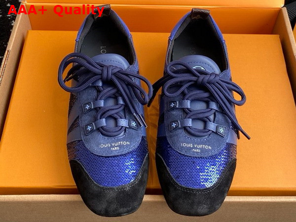 LV Sneakerina in Blue Sequins 1AHNCM Replica