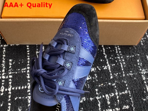 LV Sneakerina in Blue Sequins 1AHNCM Replica