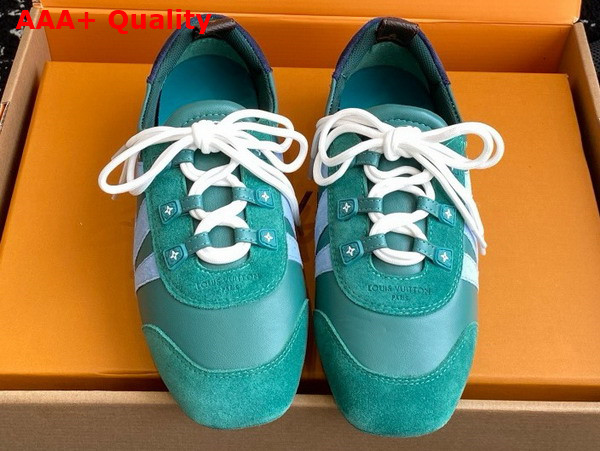 LV Sneakerina in Green Mix of Materials 1AHNDY Replica