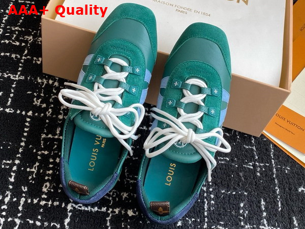 LV Sneakerina in Green Mix of Materials 1AHNDY Replica